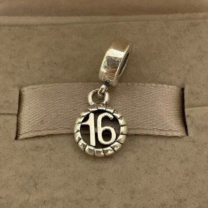 Pandora 16th Birthday Pendant Dangle Charm
